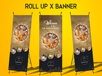 Restaurants Roll Up X Banner