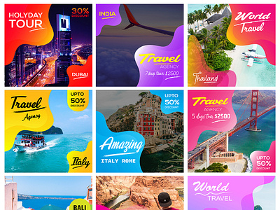 Travel Agency Social Media Design