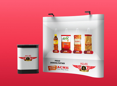 Stand Backdrop With Display Counter backdrop display counter display counter stand design