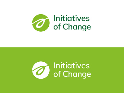 Initiatives of Change brand design logo rebrand