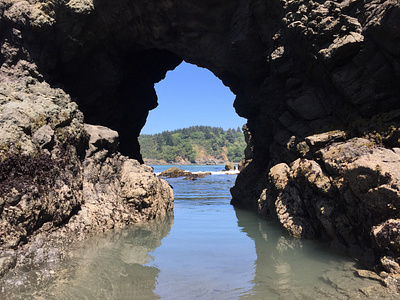 Ocean Arch Oreqon Coast arch frame color corrections composition ocean ocean arch photography