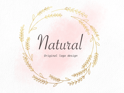Natural logo design brand brand identity design illustration logo vector