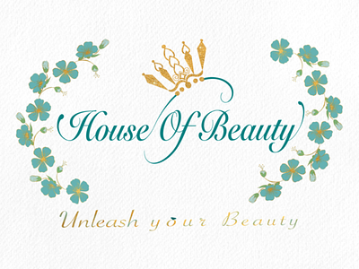 House of beauty logo design brand brand identity design illustration logo vector