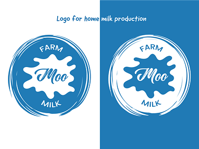 Logo adobe illustrator farm farm milk graphic design illustration logo logo design logotype