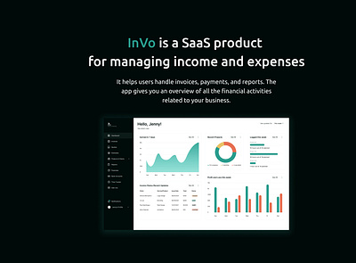 SaaS product for invoicing dashboard design finance invoice saas ui ux webdesign