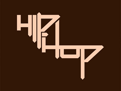 Hip Hop Custom Lettering Logo By Helena Koursou On Dribbble