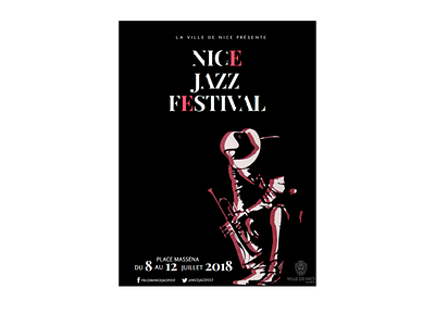 Nice Jazz Festival affiche creation design festival jazz jazz festival