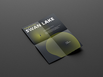 swan lake poster design blend tool design illustration illustrator poster