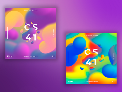 fluid gradient poster art