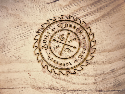 Woodworking Logo craftsmen design logo logo design vintage wood woodworking