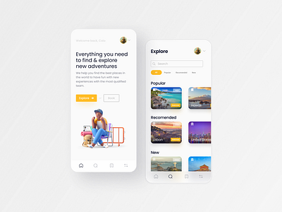 Tripel | UI/UX Design design flat minimal travel travel agency travel app ui ui design uiux ux ux design web