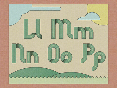 Speedway - LMN design font illustration typography