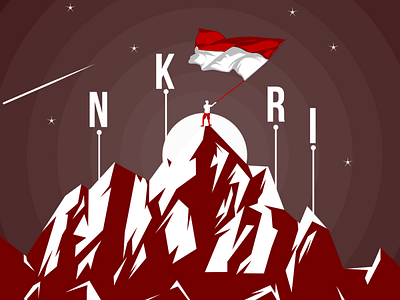 NKRI abstract art abstraction illustration indonesia typogrphy illustration vector vector art vectorart vectors