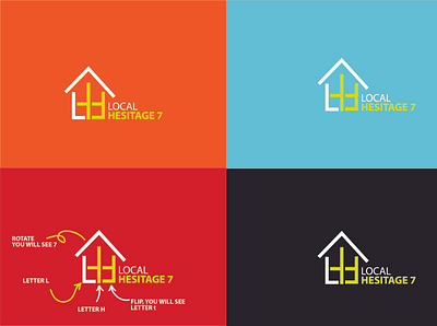 Logo Local Hesitage 7 branding design graphic design logo logo initial logo minimalist minimalist simple logo