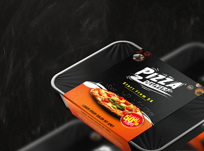 Pizza Design Packaging branding design food packaging packaging pizza packaging