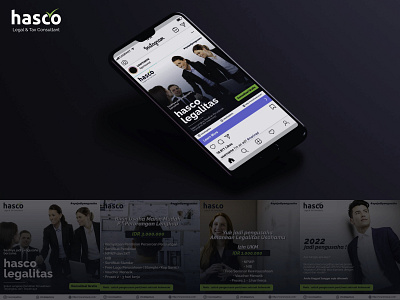 Hasco Feed Instagram Design branding design instagram design social mediaa design