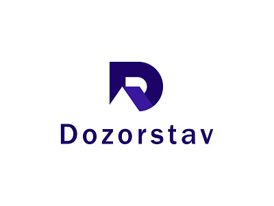 Logo D and Home For Dozorstav abstraction branding design graphic design vector vectors