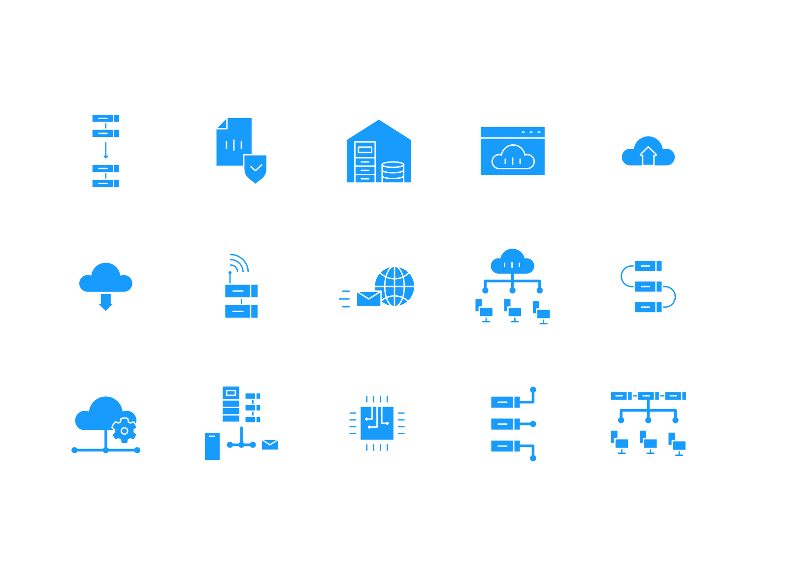 Icon Pack Server and Databases by ahmad faiz shofiyullah on Dribbble