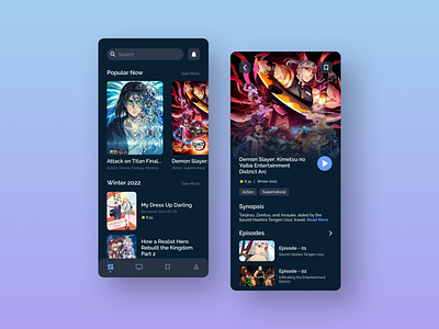 Anime Streaming App