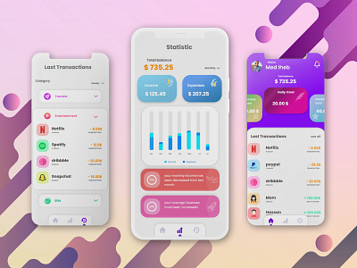 Your Daily Wallet design graphicdesign ui ux