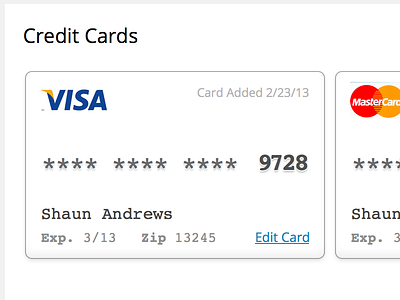 Credit Card credit card ui wordpress.com