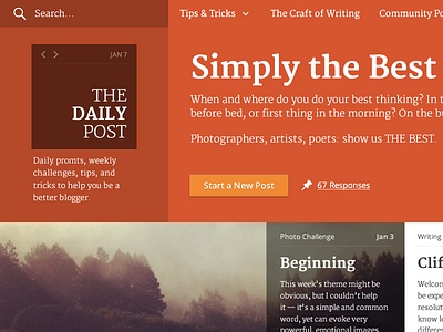 Daily Post Redesign blog daily post wordpress.com