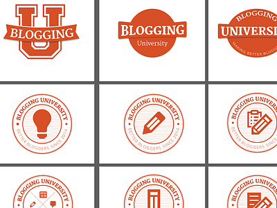 Blogging U. Concepts badge daily post seal wordpress.com