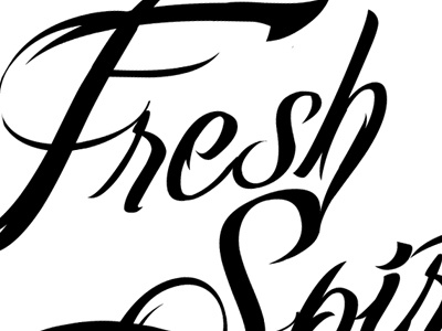 Fresh Spirit - Logo WIP branding dmnsia fresh spirit jonathan dury logo photography