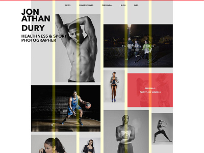 [WIP] New photo portfolio commercial identity photographer portfolio sport ui ux web webdesign wip