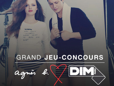 DIM x AGNES B. - Facebook app agnès b. app dim facebook fashion mode