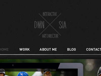 Still trying to redesign my portfolio... dmnsia jonathan dury logo menu portfolio redesign ui web webdesign