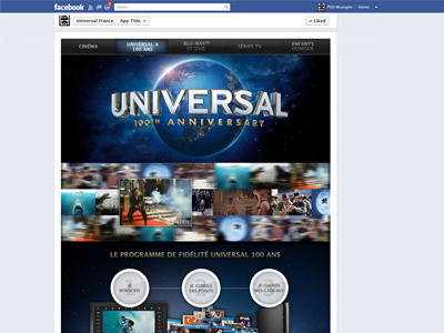 Universal Pictures France - facebook App