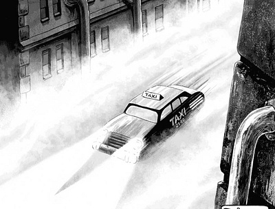 "When the City Dreams", Comic. comic diego ridao digital editorial horror illustration ink ridao sci fi