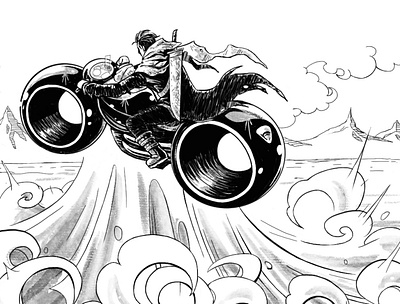 Lovecraftober 12 comic design diego ridao digital editorial horror illustration ridao