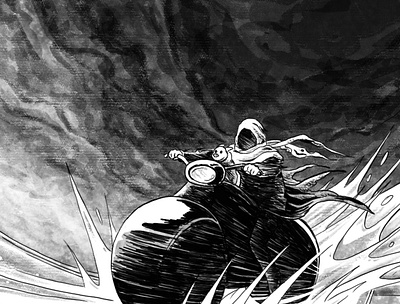 Lovecraftober 16 comic design diego ridao digital editorial horror illustration ridao