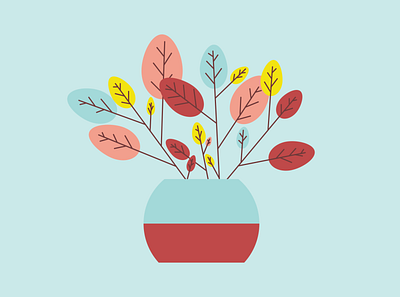 Flat Plant flat illustration illustrator vector