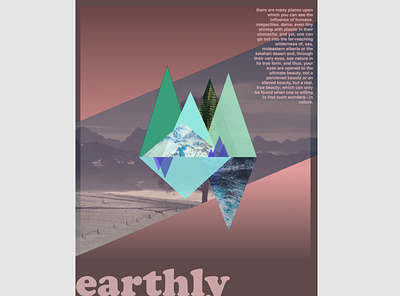 earthly (Poster) design illustration poster