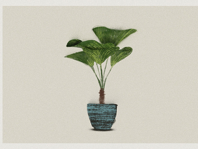 Ilustração pessoal brushes editorial illustration flat illustration illustration illustrator ilustración digital ilustração photoshop planter plants textures