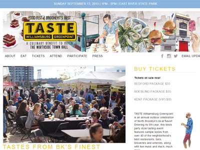 TASTE WG 2015 banner banner illustration painting web