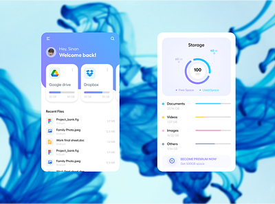 File Manager : Mobile App Dashboard animation branding colour crypto crypto currency currency dashboard design illustration logo