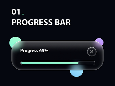 进度条_高斯模糊 app branding icon ui