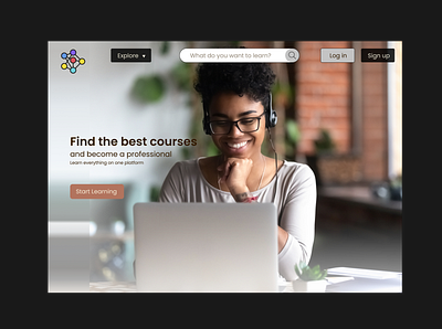 Online Learning website by UltiDez design online courses online learning online teaching webdesign