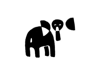 Elephant art character draw illustrator photoshop ps