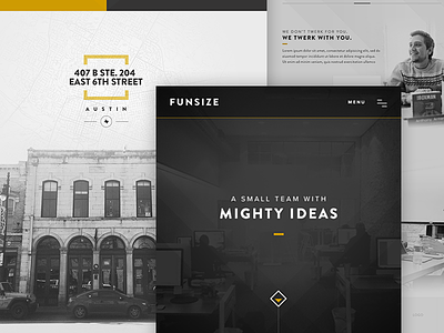Funsize Website 3.0 - Redesign design portfolio responsive rwd website