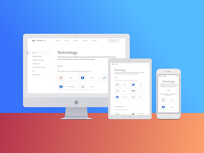 Technology Landing Page | Web Design
