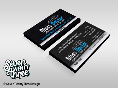 BUSINESS CARD MOCKUP GLOSS DOCTOR business card design logo logodesign