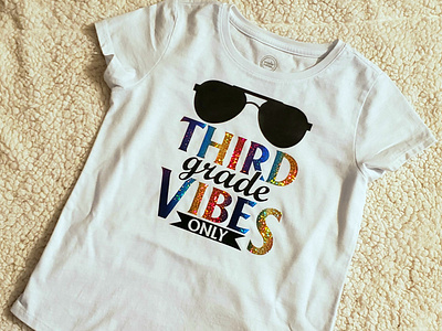 Third Grade Vibes Only TShirt