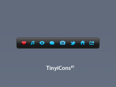 TinyiCons #1 button buttons icon icons ios pixel small tiny ui web