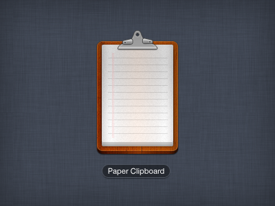 Paper Clipboard clipboard icon paper texture ui web
