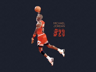 Michael Jordan Low Poly
